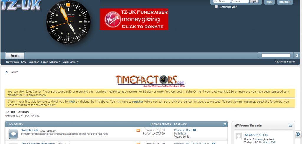 TZ UK Forums