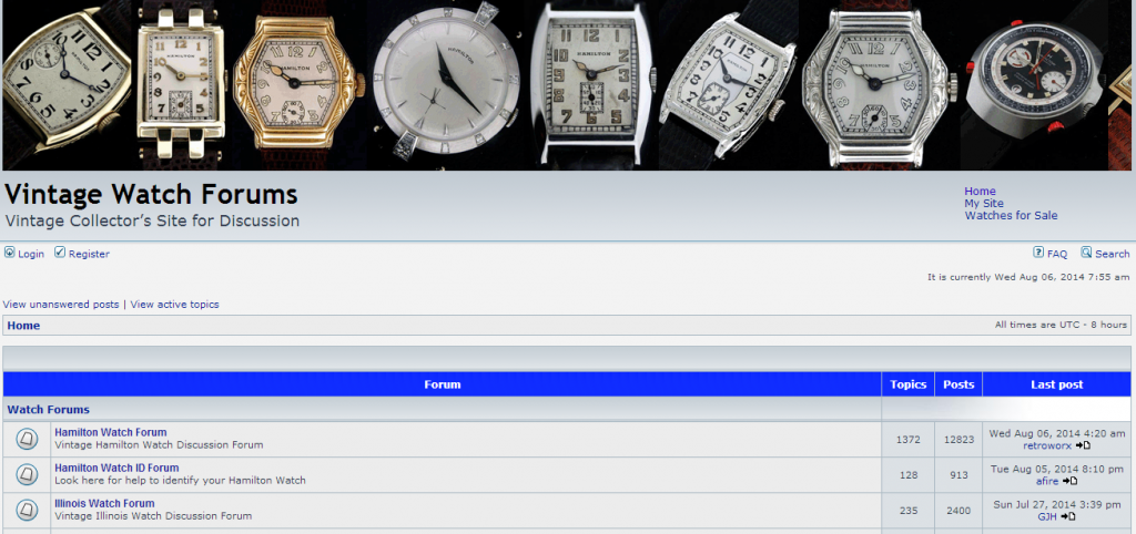 Vintage Watch Forums • Index page